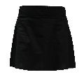 Ladies Black Cotton Skirt with Pockets
