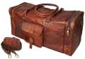 28 inches Leather Large Travel Duffel Overnight Weekend Bag