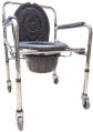 Simply Move Height Adjustable Commode Chair with Wheels