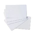 Rectangular Square White plain pvc cards