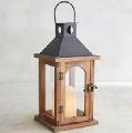 Wooden & Metal Polished Available in Many Colors Plain wooden metal lanterns
