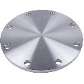 Round Silver Polished 150mm stainless steel blind flange