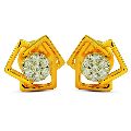 Beautiful Women&amp;rsquo;s Triangle Diamond Earrings with Certificate