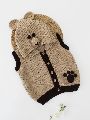Woonie Hand Knitted Bear Hood Cardigan for Kids