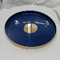brass blue plate