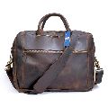 15 Inch Brown Buffalo Leather Laptop Bag