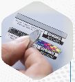 PVC Multicolor hologram scratch cards