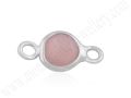Rose Chalcedony Silver Jewelry Finding