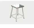 Metal Silver stainless steel top all purpose stool