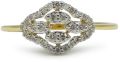 Yellow Gold Diamond Ring for Daily Wear