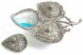 Shri Surya Handicrafts silver white metal bowl set