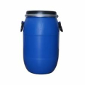 HDPE Plastic Polished Round Blue Plain 25 kg hdpe drum
