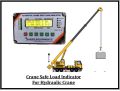 Safe Load Indicator For Hydraulic Cranes