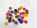 Urea Multicolor garment plastic buttons