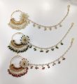 Metal & Beads Polished Available in Many Colors Round designer nath