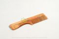 ecoindiYA Combs Of Neem And Other Woods Neem Wood Brown Creamy Ivory New 20-30Gm 30-40Gm handle neem comb