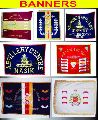 EMBROIDERY MULTICOLOURED BADGES AND BANNER