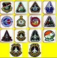 military hand embroidery badges