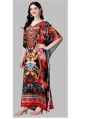 House of libas Cotton Regular Collar As Required Digital Printed Half Sleeves As Required Printed ladies kaftans