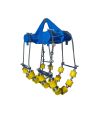 SPM Blue & Yellow mild steel pipe lifting handling equipment