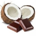 Rectangular Brown coconut chocolate