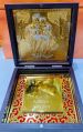 999 Silver Gods Radha Krishna ji Charan Paduka Momento with Natural Fragrance.