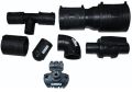 Polished Round Black BLACK gokul hdpe pipe fittings joints