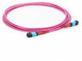 24 Fiber Mpo Trunk Cable, Female Om4, Low Loss OFNP (Plenum), Multimode