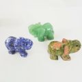 Polished Multicoloured Marka Jewelry agate crystal elephant