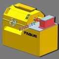 FABON Yellow New Automatic 220V 440V sawdust making machine