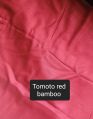 Tomoato red  bamboo fabrics