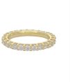 Round Cut Gold Diamond Engagement Band Ring