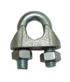 Galvanized Silver U Shape din type gi wire rope clamps