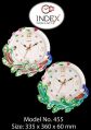 455 Fancy Peacock Wall Clock