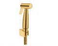 Metal Polished golden health faucet shower tube set