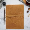 Vintage Crafts handmade leather travel notebook