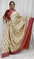 Pure Silk Multicolor handloom pure silk Multi COLOR handloom pure tussar ghicha block printed sarees