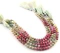 Faceted Multi Sapphire Gemstone Beads