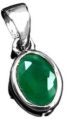 925 Sterling Silver Green Onyx Pendant