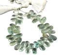 Moss Aquamarine Gemstone Beads