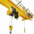 Yellow New Semi Automatic Hydraulic Single Girder EOT Crane