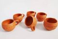 Terracotta Clay Tea Cup Set