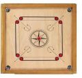 Wood Finished Brown Printed wooden carrom board
