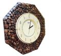 Ajanta Oak Wood Brown 400-800 Gm Wooden Wall Clocks
