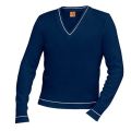 Wool Blue School Sweater