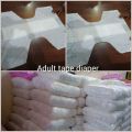 Cotton White adult tape diaper