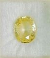 Faceted Yellow Sapphire Gemstone