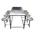 Scoya Ss304 Polished Square Silver New stainless steel canteen table