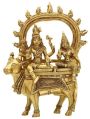 Brass Shiv Parvati Statue