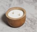 Klar wooden soy wax scented candles